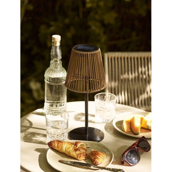 LED namizna prenosljiva zunanja svetilka s solarnim panelom ø 14 cm Salford – House Nordic-image-1