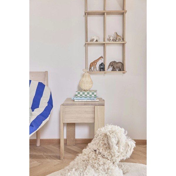 Večnivojska polica iz masivnega hrasta v naravni barvi 37 cm Grid – OYOY Living Design-image-2