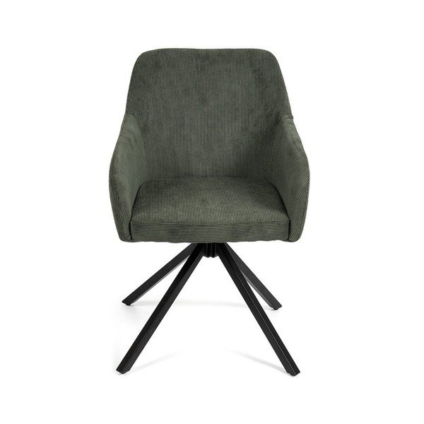 Zelen oblazinjen jedilni stol Lunio – Bonami Essentials-image-2