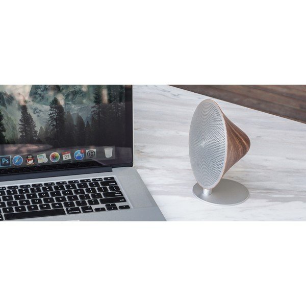 Temno rjav zvočnik bluetooth Gingko Halo-image-3