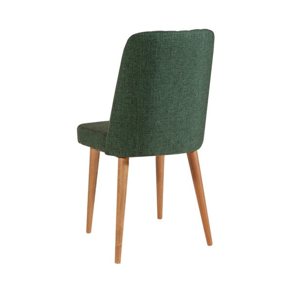 Zelen žameten jedilni stol Stormi Sandalye – Kalune Design-image-1