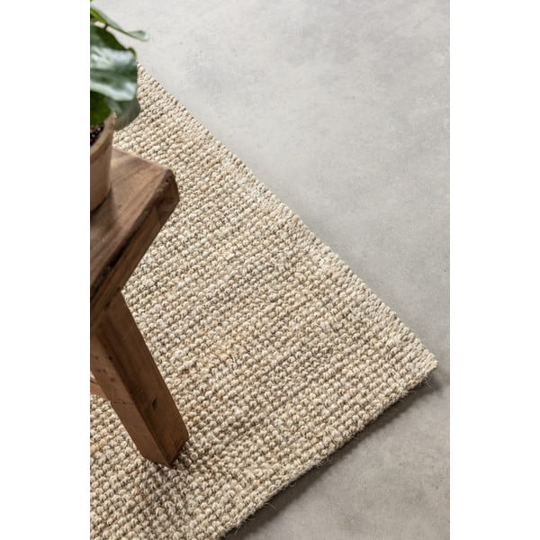 Kremno bel tekač iz jute 80x200 cm Bouclé – Hanse Home-image-4