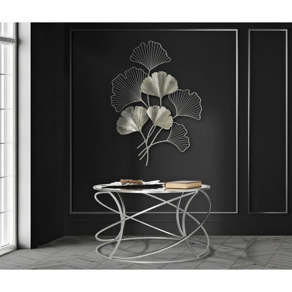 Kovinska viseča dekoracija v srebrni barvi Mauro Ferretti Goxy Silver, 62 x 86 cm-image-1