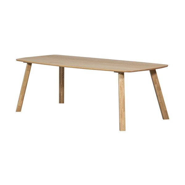 Jedilna miza iz masivnega hrasta 100x220 cm Tablo – WOOOD-image-2