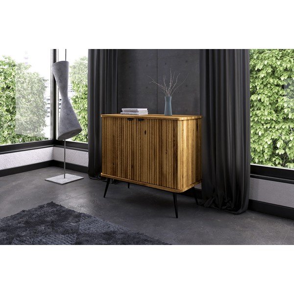 Omarica iz masivnega hrasta 97x87 cm Kula – The Beds-image-1