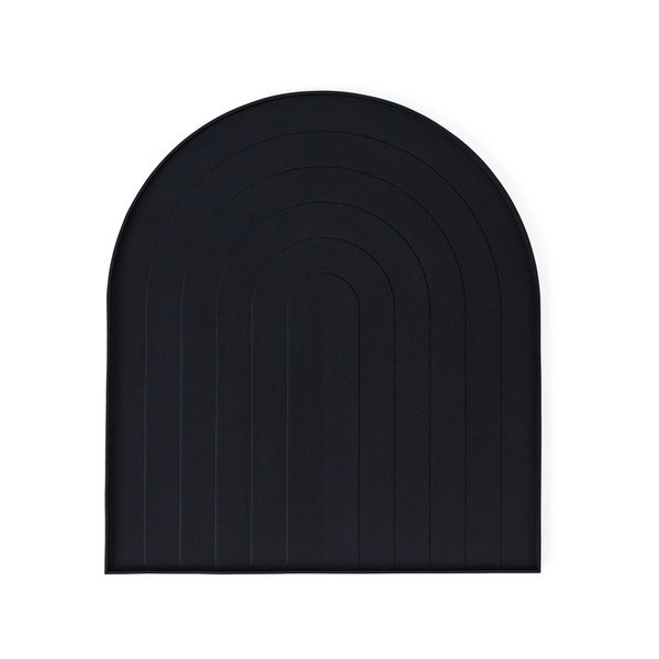 Črna silikonska odcejalna podloga 40x36 cm – OYOY Living Design