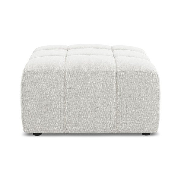 Bel tabure iz tkanine bouclé Aloha – Makamii