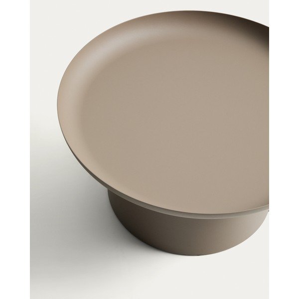 Kovinska okrogla vrtna klubska mizica ø 70 cm Arcola – Kave Home-image-3