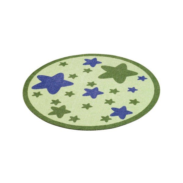 Otroška zelena preproga Zala Living Star, ⌀ 100 cm-image-2