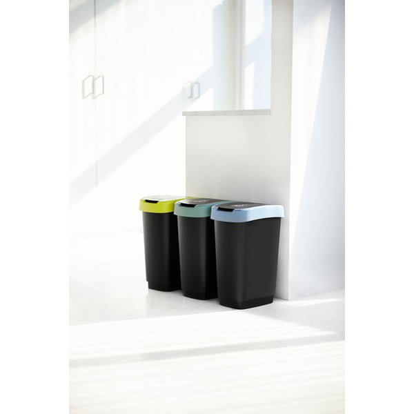 Koš za odpadke iz reciklirane plastike 25 L Twist - Rotho-image-1