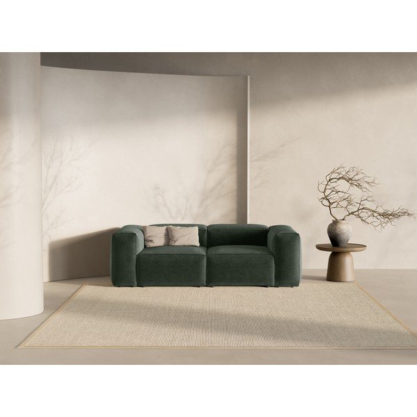 Zelena sedežna garnitura 224 cm Bergamo – Cosmopolitan Design-image-1