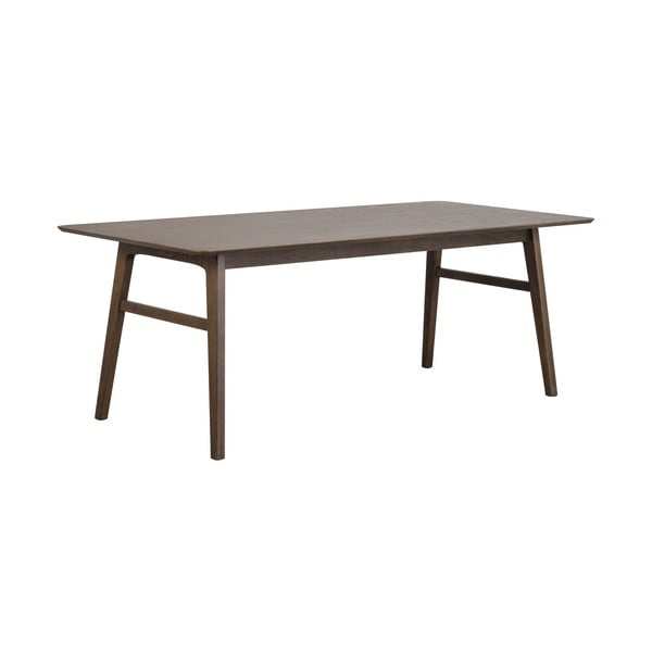 Rjava jedilna miza iz hrasta Rowico Nagano, 205 x 95 cm-image-2