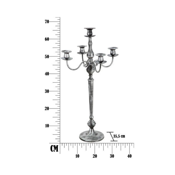Železni svečnik za 5 sveč Mauro Ferretti Industry, višina 66 cm-image-4