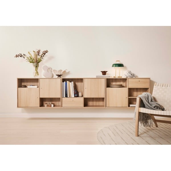 Nizka komoda v hrastovem dekorju 267x61 cm Mistral - Hammel Furniture-image-1