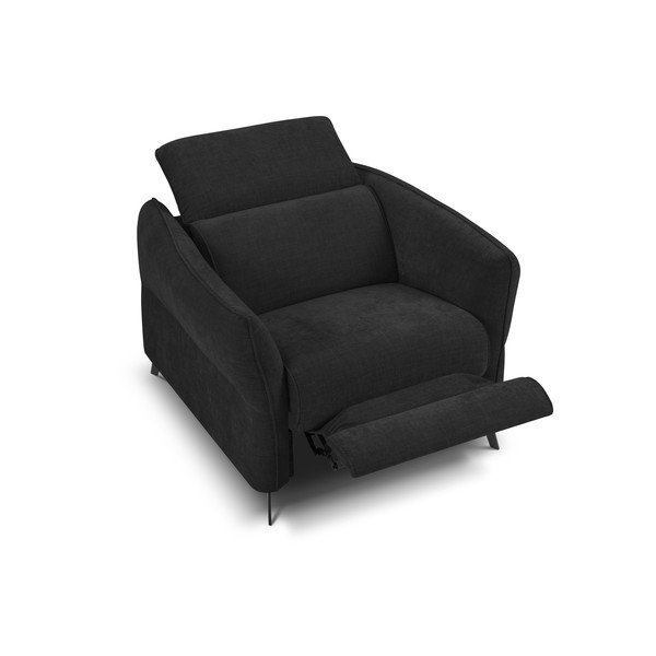 Črn fotelj Hubble – Windsor & Co Sofas-image-3