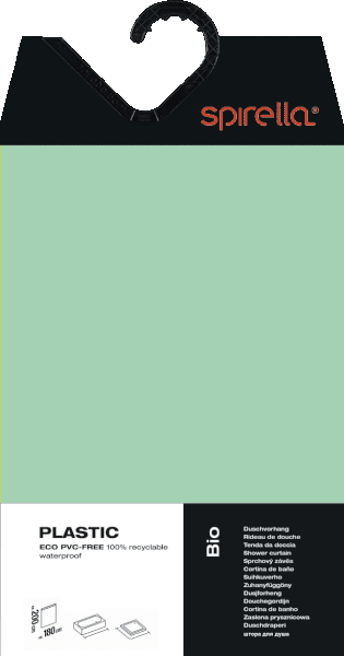 Zavesa za tuš 180x200 cm Bio – Spirella-image-2