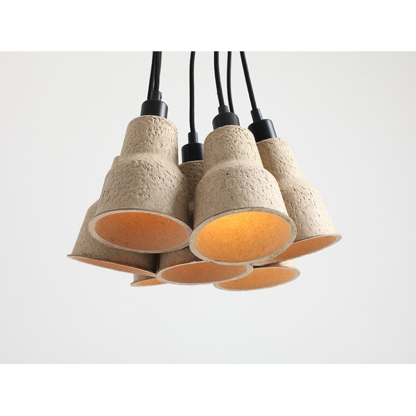 Bež viseča svetilka ø 32 cm Celulo – CustomForm-image-1
