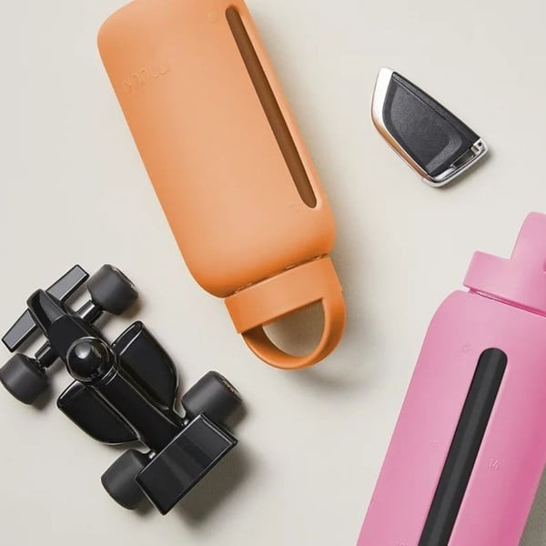 Oranžna steklenica za vodo za na pot 720 ml Tropical Papaya – Muuki-image-3