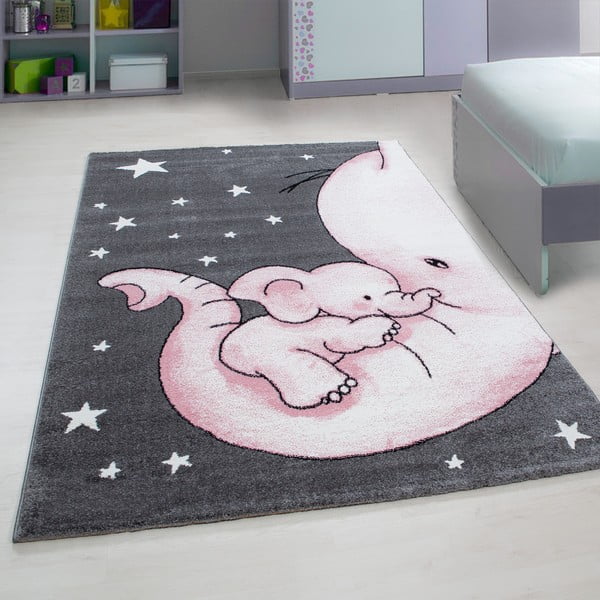 Rožnato-siva otroška preproga 120x170 cm Kids – Ayyildiz Carpets-image-1