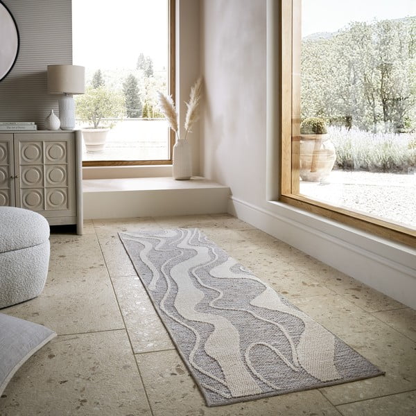 Siv pralen tekač 60x223 cm Calder – Flair Rugs-image-1
