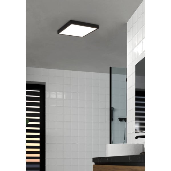 Črna LED stropna svetilka 28,5x28,5 cm FUEVA 5 – EGLO-image-1