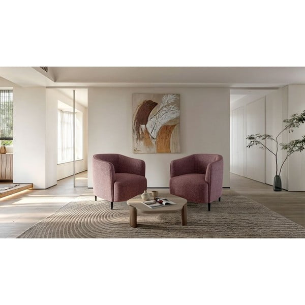 Rožnat fotelj Galbe – Ghado-image-1
