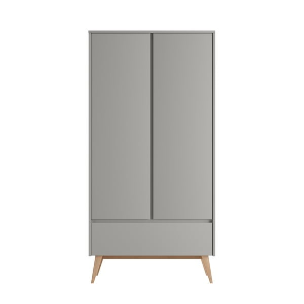 Siva otroška garderobna omara 100x52,5 cm Swing – Pinio-image-3