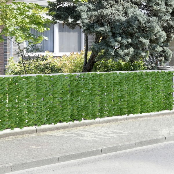 Zelen plastičen balkonski zastor 100x100 cm Ivy – Maximex-image-1