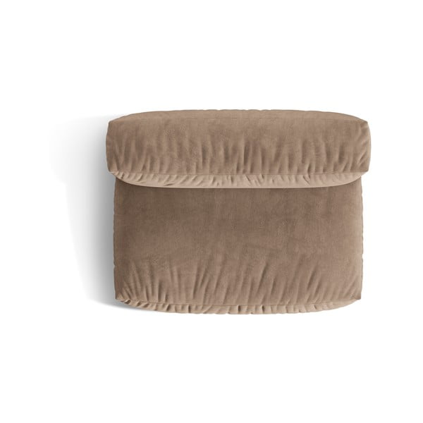 Svetlo rjav žameten modul za sedežno garnituro (sredinski modul) Martina – Micadoni -image-3