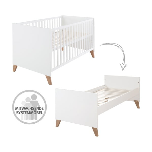 Bela/naravna otroška posteljica 70x140 cm Ole – Roba-image-3