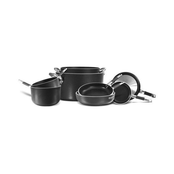 Črna aluminijasta ponev s prevleko proti prijemanju Pentole Agnelli Al Black, ø 16 cm-image-2
