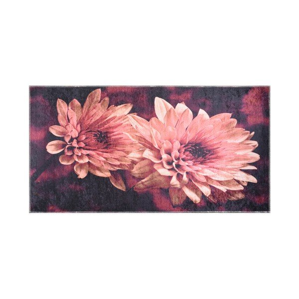 Trajna preproga Vitaus Red Chrysantemum, 80 x 120 cm-image-1