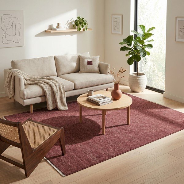 Bordo rdeča preproga 160x230 cm Puro – ESTE-image-2