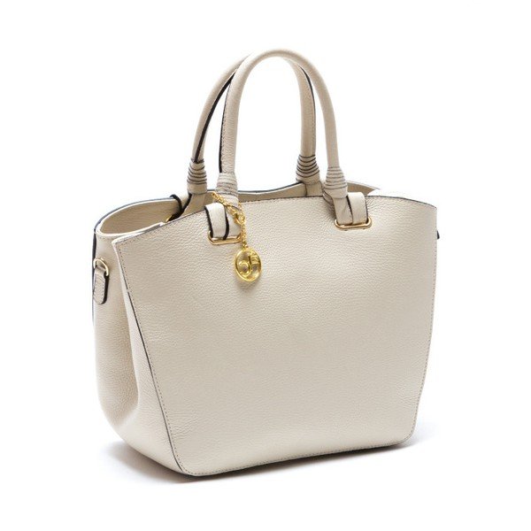 Usnjena torbica Carla Ferreri 1156 Beige-image-2