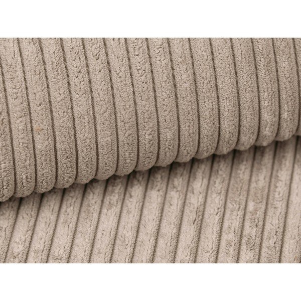 Svetlo rjav tabure iz rebrastega žameta Campi – Cosmopolitan Design-image-2