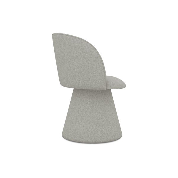 Svetlo siv oblazinjen jedilni stol Maia – Makamii-image-3