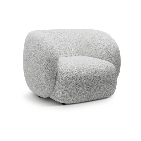 Svetlo siv fotelj Kate – Micadoni 