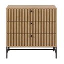 Komoda v hrastovem dekorju v naravni barvi 81x80x40 cm Albany  – Actona