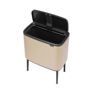 Jeklen koš za smeti na dotik v zlati barvi 36 l Bo Touch Bin – Brabantia