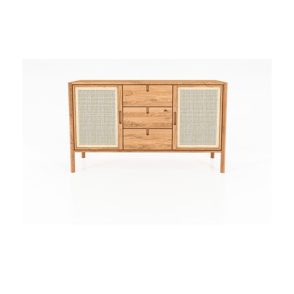 Nizka komoda iz hrastovega lesa 142x84 cm Pola - The Beds-image-2