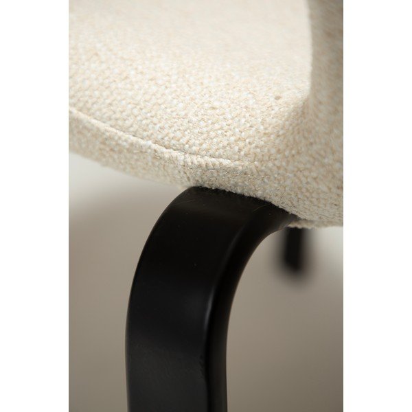 Kremno bel oblazinjen jedilni stol Heap – DAN-FORM Denmark-image-4