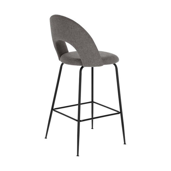 Sivi barski stoli v kompletu 4 ks (višina sedeža 63 cm) Mahalia – Kave Home-image-2