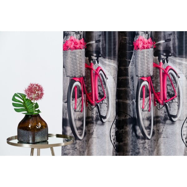 Siva zavesa 140x245 cm Mercato – Mendola Fabrics-image-1