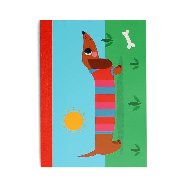 A6 zvezek 60 str. Sausage Dog – Rex London