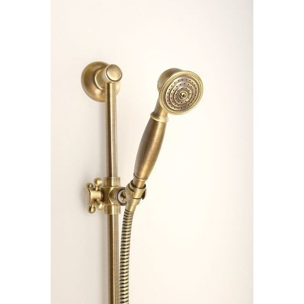 Medeninast stenski drog za tuš v bronasti barvi z drsnim nosilcem 67 cm Antea – Sapho-image-4