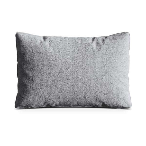 Svetlo siva okrasna blazina za sedežno garnituro iz tkanine bouclé Kemi – Cosmopolitan Design