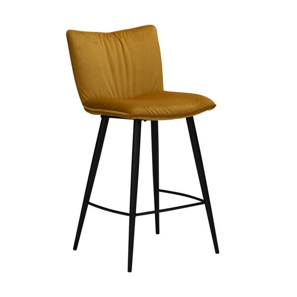Rumen žameten barski stol DAN-FORM Denmark Join, višina 103 cm