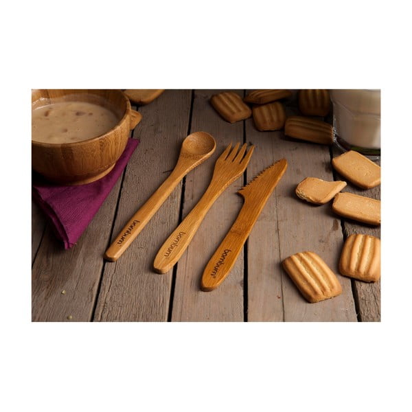 3-delni set jedilnega pribora Bambum Panforte-image-1