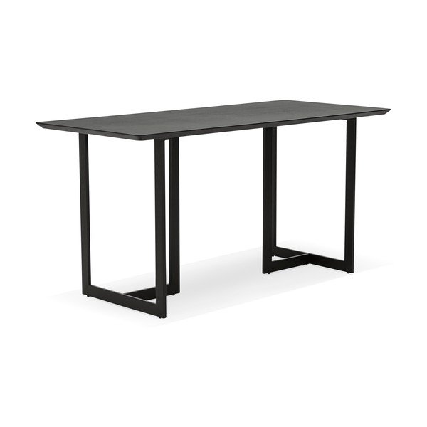 Črna pisalna miza Kokoon Dorr, 150 x 70 cm-image-3