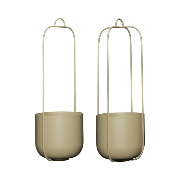 Kovinski viseči podstavki za cvetlične lonce v kompletu 2 ks ø 16 cm Lotus – Hübsch